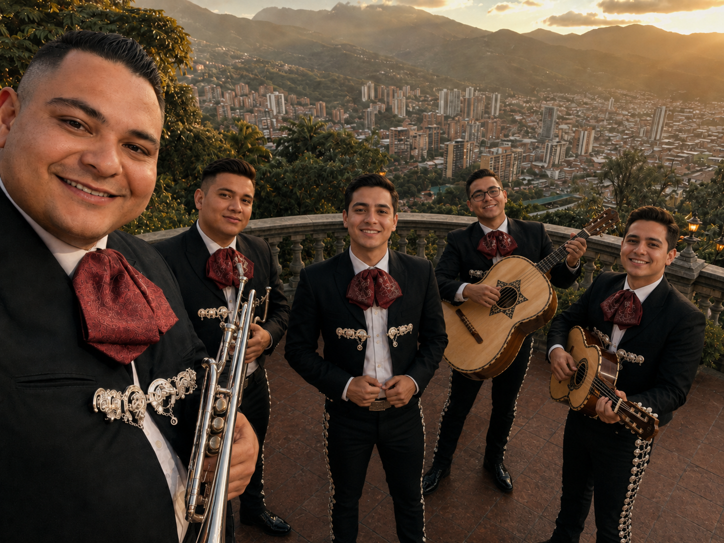 Mariachi Colombia Show tocando en vivo en Medellín